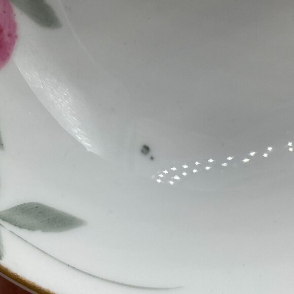 Vintage Azalea Floral Whipped Cream Bowl with Ladle Noritake Japan Hand Painted - Picture 7 of 10